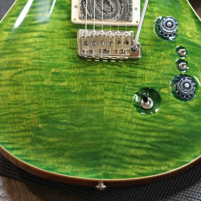 Minty! 2020 PRS 35th Anniversary Custom 24 Electric Guitar Green + OHSC image 6
