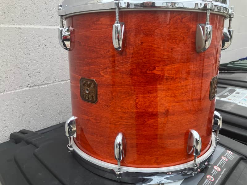 Gretsch USA 14" Floor tom drum Burnt Orange