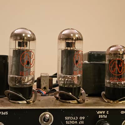 Fender Tremolux 6G9-A 30-Watt Guitar Amp head 1960 - 1963 - Blonde image 10