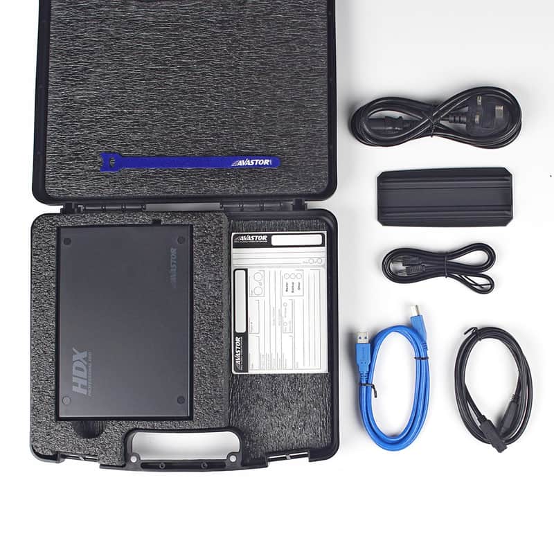 AVASTOR HDX-1500 | 7200 RPM External Hard Drive with Lockbox [FW400, FW800, USB 3.1 & eSATA]-2TB image 1