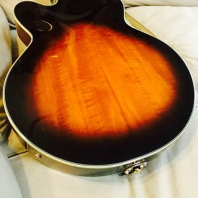 Ibanez AFJ957 7-string archtop w/OHSC - Sunburst image 4