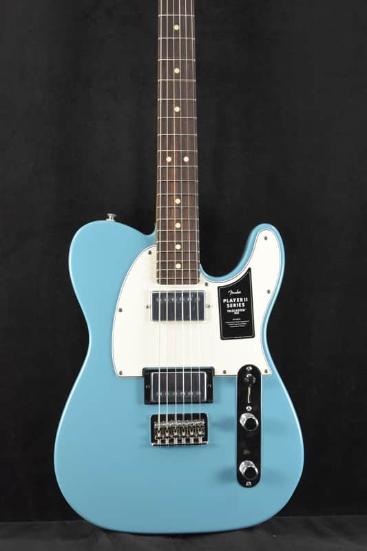 Mint Fender Player II Telecaster HH Aquatone Blue Rosewood Fingerboard image 1