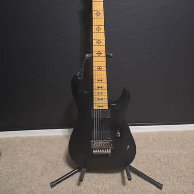 Schecter Jeff Loomis Signature Loomis-7 FR with EMG Pickups 2011 - 2015 - Satin Black image 1