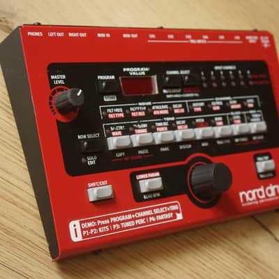 Nord Drum 2 6-Channel Modeling Percussion Synthesizer 2014 - 2016 - Red image 4