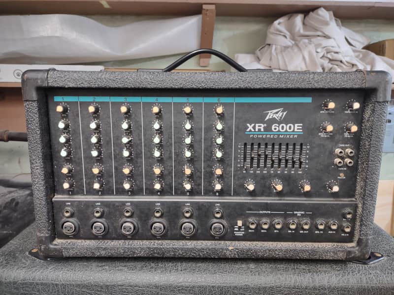 Peavey XR600E 6-Channel Powered Mixer - USED image 1