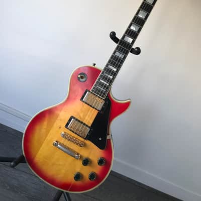 1979 Gibson Les Paul Custom Sunburst with chainsaw case image 1
