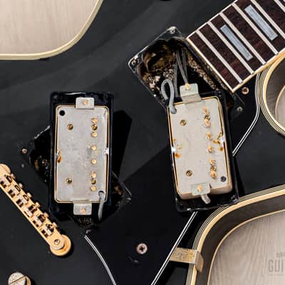 1985 Greco EGC68-500 Custom Black Beauty Vintage Guitar w/ Screamin PAFs & Case, Japan Fujigen image 17