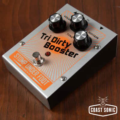 Stomp Under Foot Tri-Dirty Booster - Vintage Mini image 2