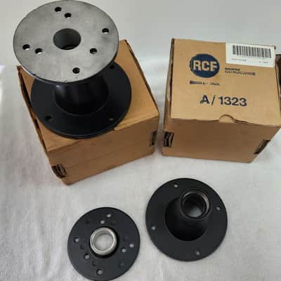 RCF Audio Vintage  Aluminum Adapter  model A/1323  , 2'' to 1" and/or 1-3/8” screw on connection, New, Open Box (Pair) image 3