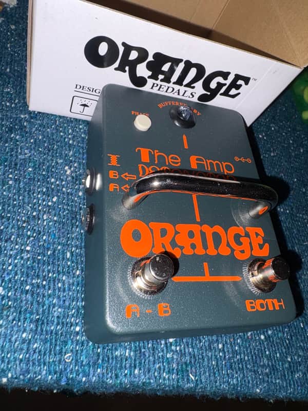 Orange Amp Detonator Buffered Active ABY Switcher 2010s - Black image 1