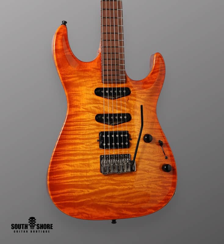 Marchione Carve-Top Solid Body - 2023 - Cherry Burst. NEW. (Authorized Dealer) image 1
