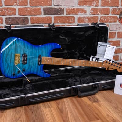 Charvel USA Custom Shop Special Edition San Dimas HS CT QMT Roasted Chlorine Burst 2024 w/OHSC image 2
