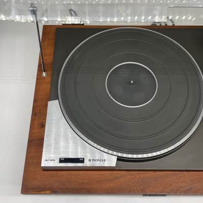 Vintage Pioneer PL-41 Turntable Japan Woodgrain New Belt Excellent Condition image 3