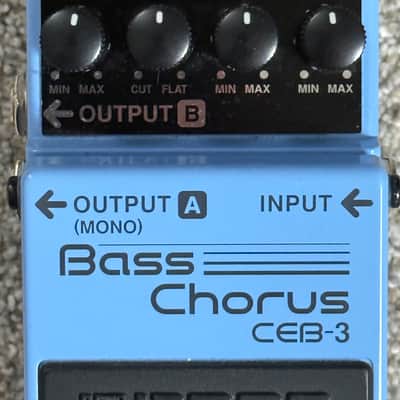 BOSS CEB-3 Bass Chorus Pedal | 2001-Present | Blue image 2