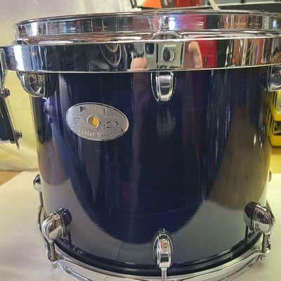 Premier Artist Birch 90s/2000s - Blue Lacquer UK built 14X11 rack tom/floor tom Nice! image 3