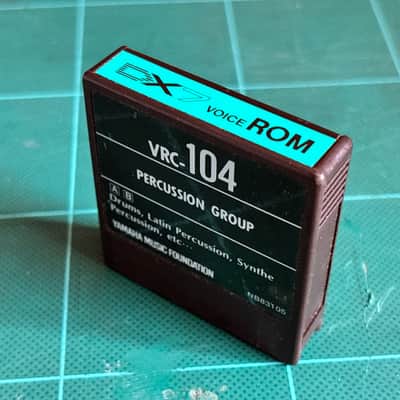 YAMAHA DX7 VOICE ROM VRC-104 PERCUSSION GROUP