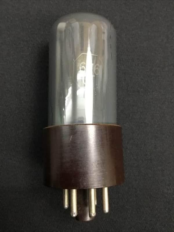 RCA 6V6GT Brown Base Amplifier POWER VACUUM TUBE Tested Strong USA Q.4813-D image 1