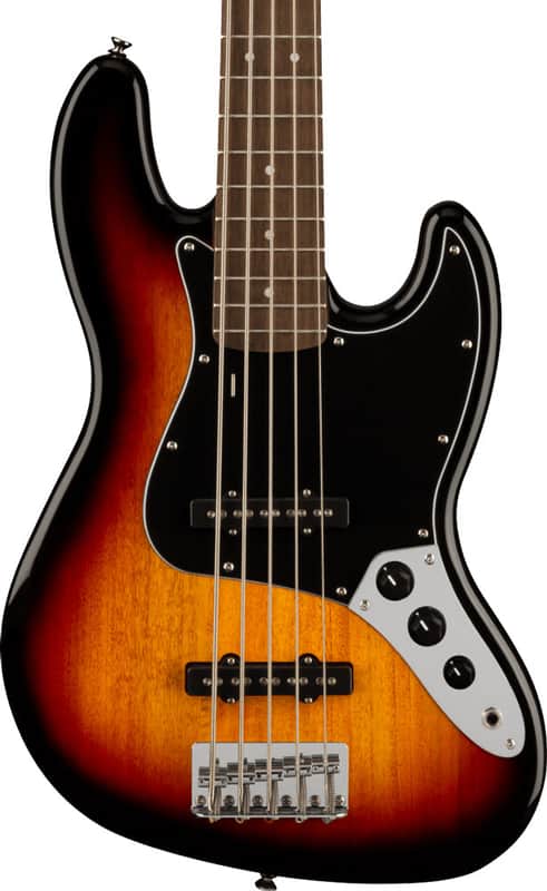 Squier Affinity Series Jazz Bass V 5 String Bass Guitar - 3-Color Sunburst image 1