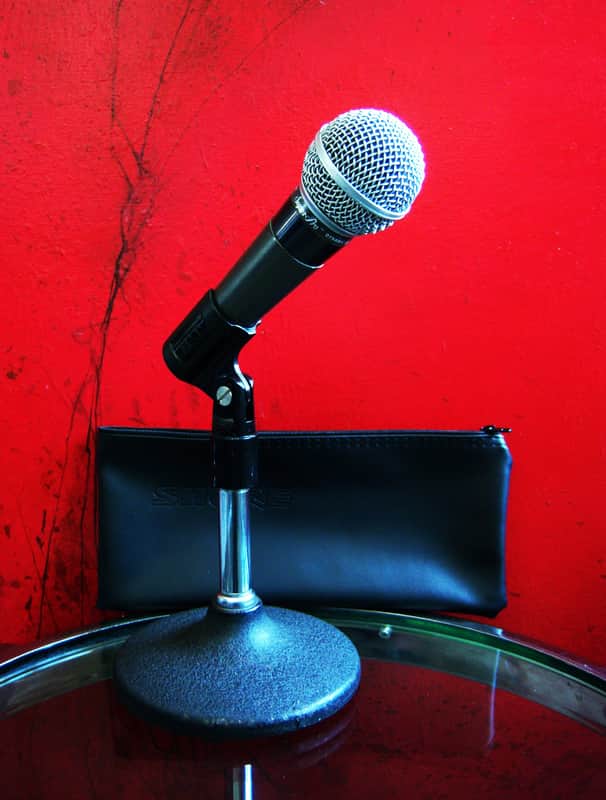 Vintage 1980's Shure PE50SP "Special Pro" dynamic cardioid microphone Low Z w accessories # 8 SM58 PE56D 565SD image 1