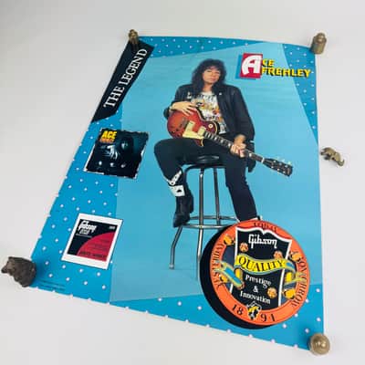 Gibson Ace Frehley “The Legend” Promotional Poster 1990