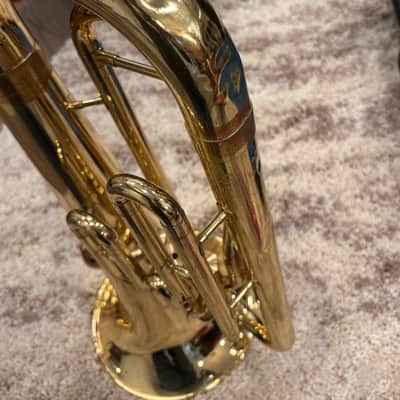 Yamaha YEP-201 Standard Euphonium 2010s - Lacquered Brass image 10