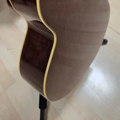 Landola J-800 Made in FINLAND Florentine Cutaway Jumbo Acoustic-Electric Guitar Finnish European EU Build with USA Shadow P4 4-band EQ pre-amp Vintage 80s 1980's Gibson Open-Book Headstock image 16