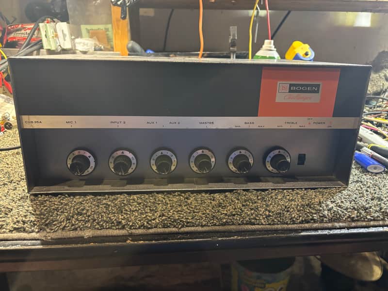 Bogen Challenger 1968 Tube Guitar Head Conversion Serviced & Ready image 1