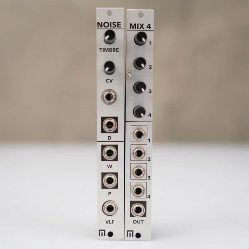 Malekko MIX 4 & NOISE Eurorack Modules w/ Patch Cables #58510 image 1