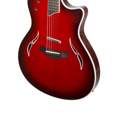 Taylor T5S 2005 Acoustic/Electric Guitar w/ OHSC – Used 2005 - Red Gloss Finish image 8