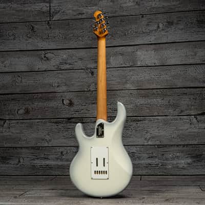 Ernie Ball Music Man Silhouette - Snowy Night, Roasted Maple Neck/Matching Headstock image 7