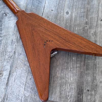 2014 Gibson Custom Shop Mahogany 1959 Flying V - Walnut image 7