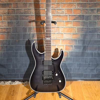 ESP LTD MH-401 FM See-Thru Black w/ EMG James Hetfield Pickups, Gotoh Locking Tuners & Original Floyd Rose Bridge image 1