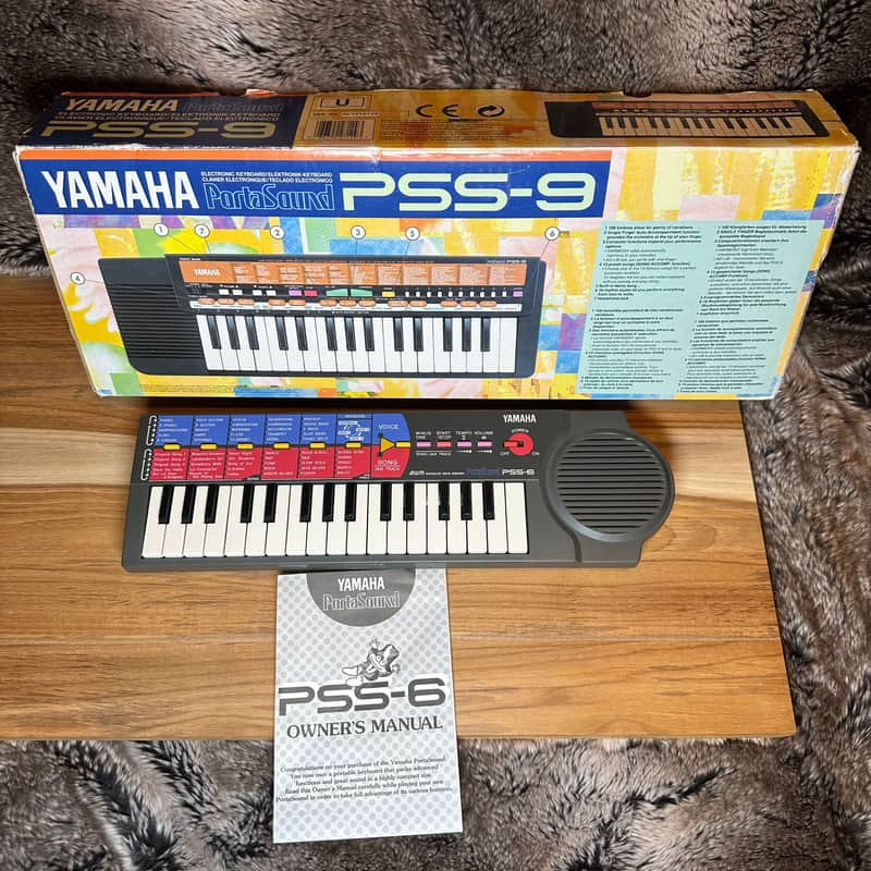 Yamaha PSS-6 Vintage 1994 Sample Based Synth Keyboard NOS IOB - Grey image 1