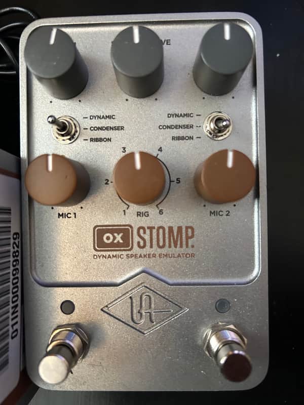 Universal Audio OX Stomp Dynamic Speaker Emulator 2023 - Present - Silver image 1