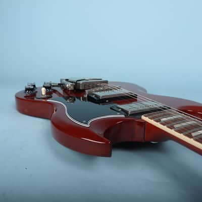 2020 Gibson SG Standard '61 Sideways Vibrola Vintage Cherry image 15