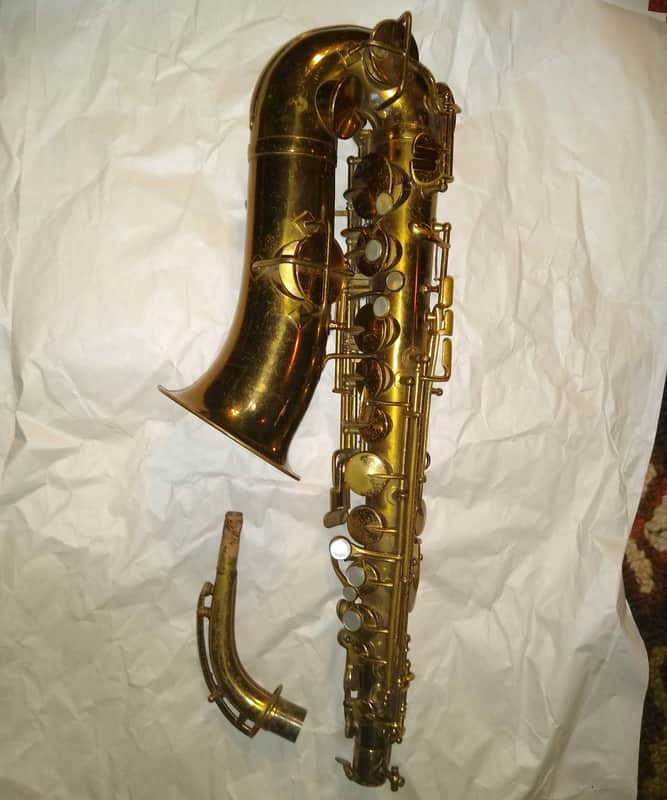 Buescher Carl Fischer National Deluxe Alto Saxophone, needs simple repairs, sax body only image 1