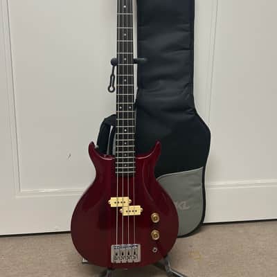 Washburn SB4R Wing Series Scavenger Bass - Trans Red w/Free Gigbag image 1