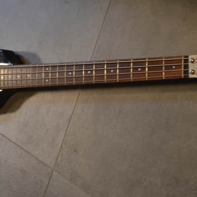Hondo Steinberger-style ALIEN Headless Bass NOW 100€ reduced WEEKEND PRICE! Was 599€! rare model * real vintage made in South Korea in the 1980s * 24 frets/very good! * very rare with German Schaller 3-D bridge+original Grover tuners*perfect travel bass image 4