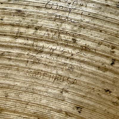 Vintage Zildjian 20" A. Zildjian Hollow Logo Medium 2426g Ride Cymbal 1978-82 - The Buddy Rich Sound image 15