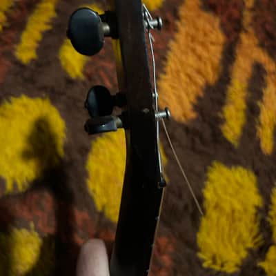 Vintage 1920s–30s Banjo Ukulele / Banjolele – Prewar Chicago Made – Grover Pat. Tailpiece – Original Skin Head - COOL! image 5