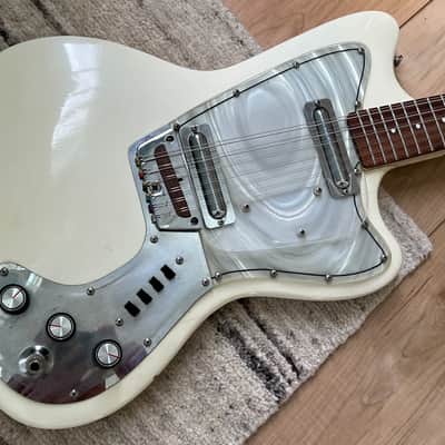 1967 Danelectro Vincent Bell Coral 12 String Electric Guitar White image 1
