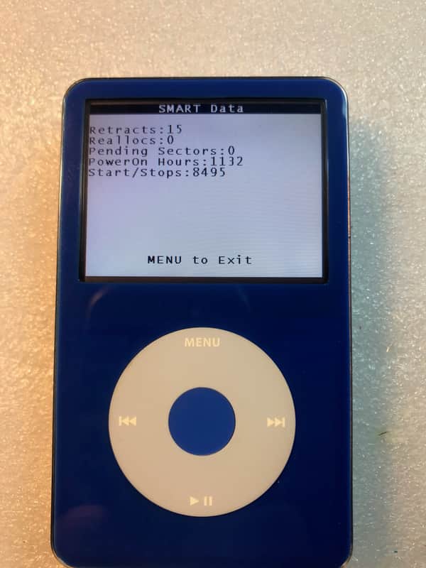 Apple iPod CLASSIC 60GB 5th Gen video A1136 2005 - Blue NEW