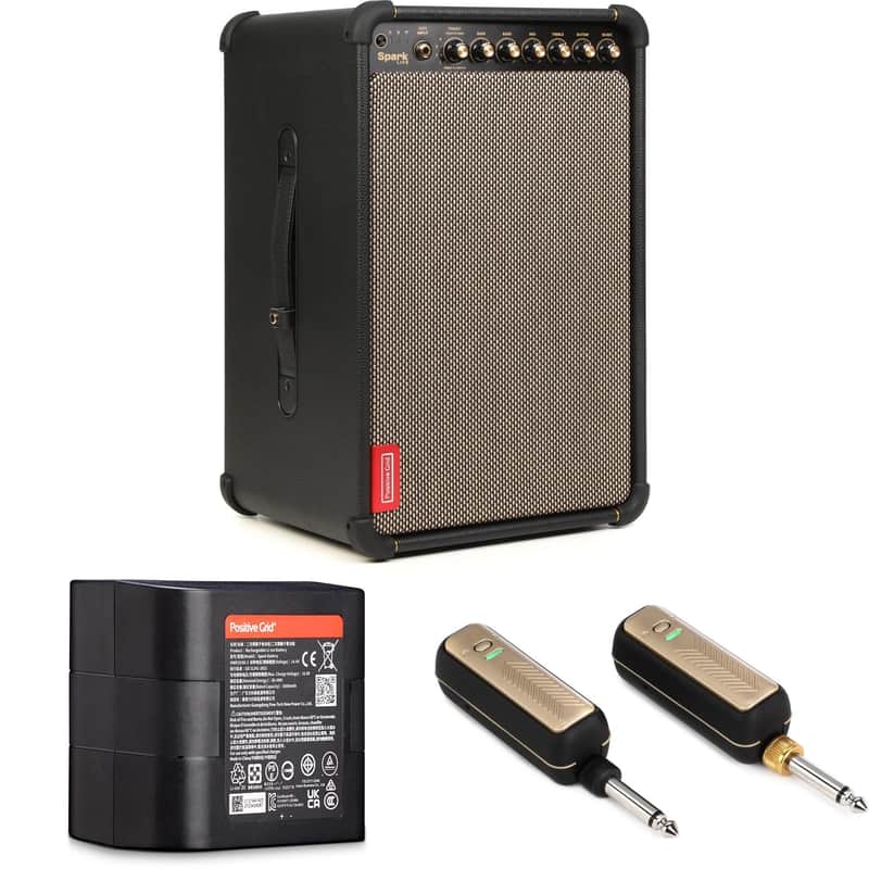 Positive Grid Spark LIVE 150-watt 4-channel Combo Amp/PA System with Rechargeable Battery and Wireless System imagen 1