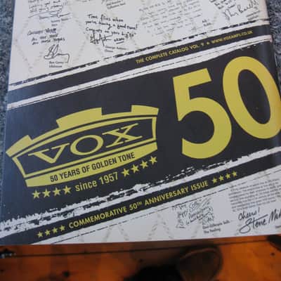 Vox 50th Anniversary Catalog, 2007, Mint! image 12