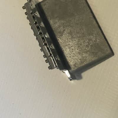 1990's MIM Fender Mexico Stratocaster Factory 6 Post Tremolo Bridge & Arm 2 1/16" String Spacing image 11