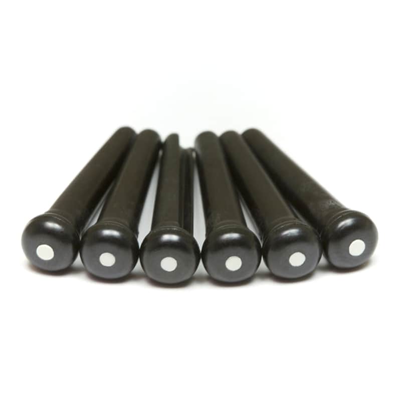 Graph Tech PP-2122-00 TUSQ Traditional-Style Acoustic Guitar Bridge Pins - 6-String image 1