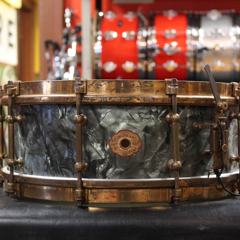 1930s Slingerland 1930s Slingerland 5×14 Tone Flange Snare Dru…