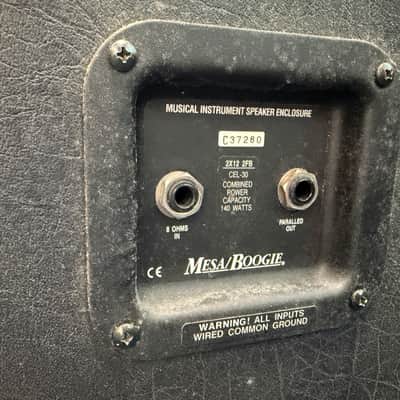 Mesa Boogie Rectifier 120-Watt 2x12" Horizontal Guitar Speaker Cabinet 2010s - Various image 2