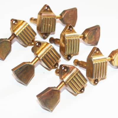 Aged Gibson Les Paul Custom Gold Kluson Waffleback Tuners Waffle Back image 6