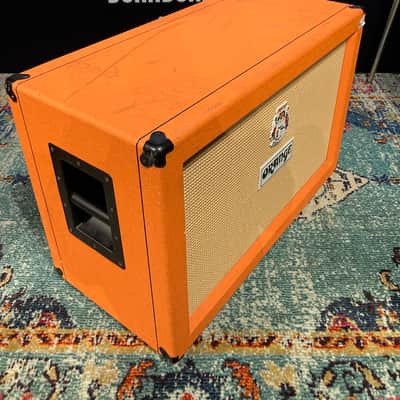 Tom Petersson's Cheap Trick, Orange PPC212 2x12 Bass Cabinet. Stage Played! Signed! (TP #8) image 4